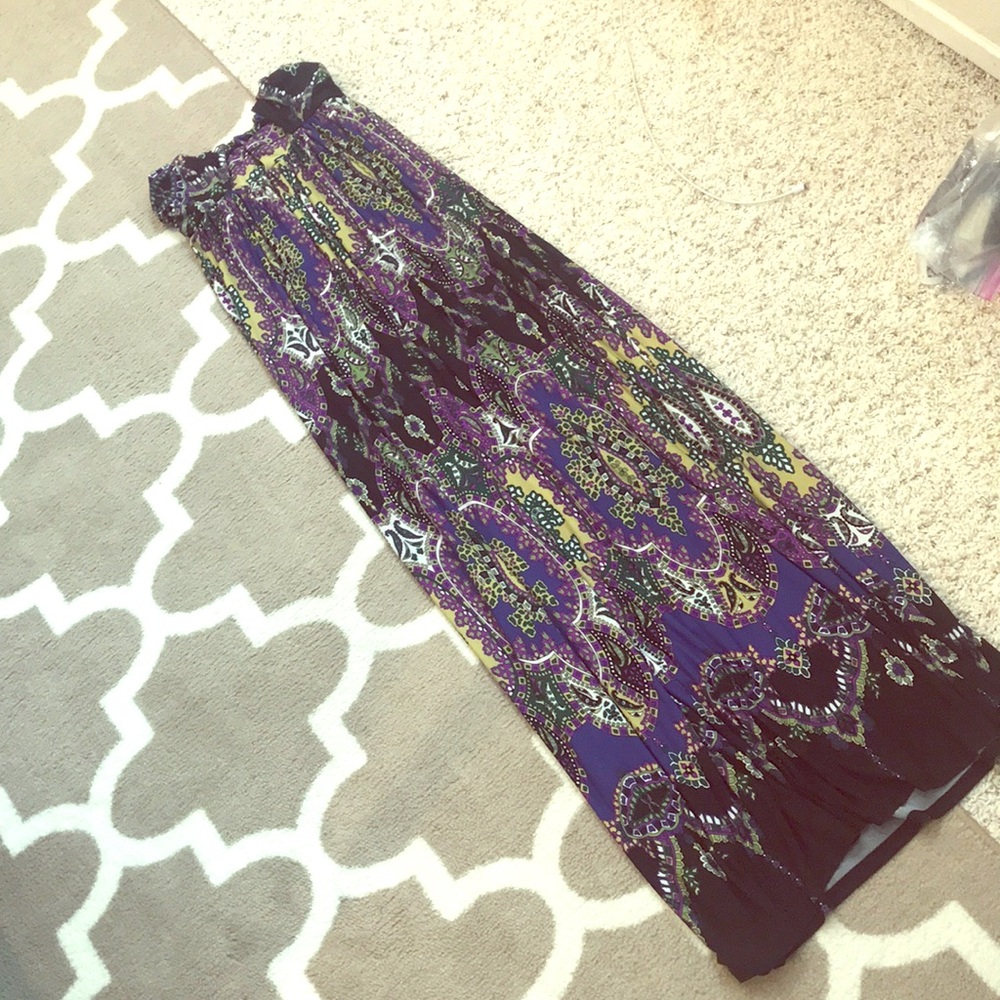 Tube top maxi